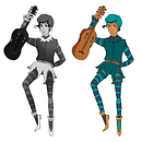 Mi proyecto del curso: Fábrica de personajes ilustrados. Un proyecto de Ilustración tradicional, Diseño de personajes, Ilustración digital, Ilustración infantil y Narrativa de Tello Reina - 25.09.2022