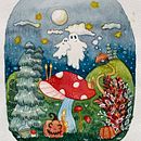 My project for course: Illustration Techniques with Watercolor and Gouache. Projekt z dziedziny Trad, c, jna ilustracja,  Sztuki piękne,  Malarstwo, Malowanie akwarelą, Ilustracje dla dzieci i Malowanie gwaszami użytkownika Jaanika Malensek - 28.09.2022