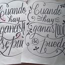 Mi proyecto del curso: Introducción al script lettering. Een project van  Belettering,  H y lettering van Mabel Istillarte - 29.09.2022