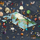 Flat Earthers. Un proyecto de Ilustración tradicional de David van der Kooij - 30.09.2022