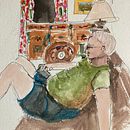 daily life . Ilustrație tradițională, Schițe, Creativitate, Desen, Pictură în acuarelă, Caiet de schițe și Pictură cu guașă de Lesley Nolan - 09.30.2022