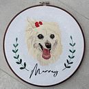 Murray portrait embroidery . % Holly Clothier tarafından hazırlanan Nakış, Tekstil Tasarımı, Ve Dikiş projesi - 10.01.2022