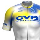 Equipaciones de ciclismo. Gran Vía Bikes.. Un proyecto de Diseño, Estampación textil, Teñido Textil y Diseño de producto de Raul Marcos Giménez Robres - 01.10.2022