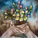 Mein Abschlussprojekt für den Kurs: Aquarelltechnik für traumhafte Illustrationen . Een project van Traditionele illustratie,  Tekening, Aquarelschilderen y Redactionele illustratie van ramona_werner - 02.10.2022