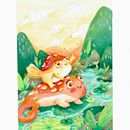 Mi proyecto del curso: Técnicas de ilustración con acuarela y gouache. Traditional illustration, Fine Arts, Painting, Watercolor Painting, Children's Illustration, and Gouache Painting project by anne_r00 - 10.01.2022