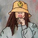 Mi proyecto del curso: Creación de retratos bordados en acuarela. Un progetto di Pittura, Pittura ad acquerello, Ricamo e Textile Design di maria_endara - 03.10.2022