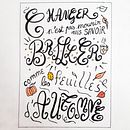 Carte d'automne (Live "Illustration challenge with Grace Frösén"). Un projet de Illustration traditionnelle, Beaux Arts, Design graphique, T, pographie, Écriture, Calligraphie, Lettering, Créativité, Dessin, Aquarelle, Réalisation, Lettering manuel et Illustration à l'encre de Anaïs-E. Kervevan - 03.10.2022