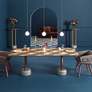 Vichy tables Ein Projekt aus dem Bereich Design und Möbeldesign und - bau von studio_brichet_ziegler - 04.10.2022