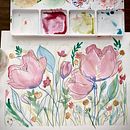 My project for course: Floral Arrangement Illustration in Watercolor. Un projet de Illustration traditionnelle, Beaux Arts, Peinture, Aquarelle, Illustration botanique et Illustration naturaliste de Natalia Voronóva - 04.10.2022