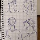 Mi proyecto del curso: Dibujo de personajes desde cero: retrata rostros y figuras. Projekt z dziedziny Trad, c, jna ilustracja, Projektowanie postaci, R, sunek ołówkiem,  R, sunek, Ilustracja c i frowa użytkownika Inés De Hueso - 04.10.2022