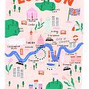 Map Illustration. Un proyecto de Ilustración tradicional de Jessica Smith - 04.10.2022