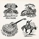 Watercolor Logos and Illustrations. Un proyecto de Diseño de Glenn Wolk - 27.09.2022