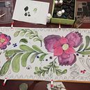 Flores. Un proyecto de Artesanía, Pintura, Decoración de interiores, DIY y Teñido Textil de Tanya Ivanova - 06.10.2022