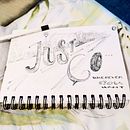 Mi proyecto del curso: Sketchbook con hand lettering: técnicas para desbloquear tu creatividad . Schițe, Creativitate și Desen de m j - 10.06.2022