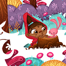Chapeuzinho Vermelho - livro autoral. Traditional illustration, Digital Illustration, Children's Illustration, Digital Drawing, and Children's Literature project by Daniel Wu - 04.01.2022