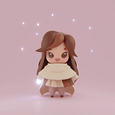 My project for course: Kawaii Character Creation in 3D with Blender . Un proyecto de Ilustración tradicional, Diseño de personajes, Ilustración digital, Modelado 3D y Manga de kaz_gabija - 05.10.2022
