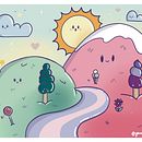 Mein Abschlussprojekt für den Kurs: Illustration im Kawaii-Stil: Gestalte niedliche Welten, die Freude bereiten. Character Design, Digital Illustration, and Manga project by Genevieve - 10.08.2022