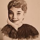 My project for course: Mindful Painting with India Ink. Traditional illustration, Fine Arts, Painting, Pencil Drawing, Portrait Drawing, Artistic Drawing & Ink Illustration project by hmaria68 - 10.09.2022