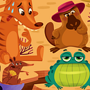 The Great Drought - Storytime Magazine. Traditional illustration, Editorial Illustration, Digital Illustration, and Children's Illustration project by Daniel Wu - 10.10.2022