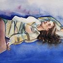 Mi proyecto del curso: Figura humana en acuarela. Traditional illustration, Fine Arts, Painting, Watercolor Painting, Realistic Drawing, and Figure Drawing project by Gabriel González Binotto - 09.15.2022