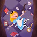 Meu projeto do curso:  Ilustração e escrita de livro infantil | Releitura Alice. Un proyecto de Ilustración tradicional, Diseño de personajes, Diseño editorial, Escritura, Dibujo, Stor, board, Ilustración infantil, Narrativa, Escritura creativa y Literatura infantil						 de Bruna Mendonça - 13.10.2022