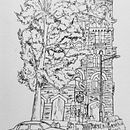 Starbucks, The Taj Mahal Palace Hotel, Mumbai. Un proyecto de Ilustración tradicional, Arquitectura y Bocetado de shefali040793 - 14.10.2022