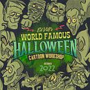 The World Famous Halloween Cartoon Workshop! Este martes. Traditional illustration, Art Direction, and Character Design project by Ed Vill - 10.15.2022