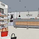 Mi proyecto del curso: Tienda H&M, Barcelona. Un progetto di Architettura d'interni, Interior design, Modellazione 3D, Progettazione 3D e Interior Design di Milla Karjalainen - 15.10.2022
