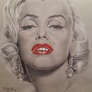 Marilyn. Desenho a lápis projeto de fabita747 - 15.10.2022