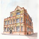 My project for course: Architectural Sketching with Watercolor and Ink. Traditional illustration, and Watercolor Painting project by george_rouse - 10.16.2022