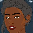 Mi proyecto del curso: Retratos digitales: dibuja personajes femeninos con luz natural. Projekt z dziedziny Projektowanie postaci, Ilustracja c i frowa użytkownika Tatiana Garcia - 13.10.2022