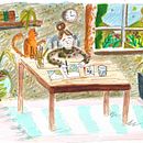 My project for course: Exploratory Sketchbook: Find Your Drawing Style. Een project van Traditionele illustratie,  Schetsen,  Creativiteit,  Tekening, Aquarelschilderen, Sketchbook y Schilderen met gouache van Emma Heywood - 17.10.2022