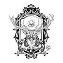 My project for course: Digital Design and Illustration of Tattoos with Procreate. Un proyecto de Ilustración tradicional, Diseño gráfico, Ilustración digital, Diseño de tatuajes y Dibujo digital de VICTOR LOPES - 17.10.2022