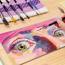 My project for course: Painting Eyes with Oil for Vibrant Portraits. Un proyecto de Pintura, Pintura al óleo, Dibujo de Retrato e Ilustración tradicional de Alai Ganuza - 18.10.2022