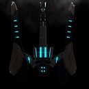 Sci-fi spaceship. Un proyecto de 3D, Animación, Modelado 3D, Edición de vídeo, Concept Art y Pintura digital de Pedro Ramírez - 18.10.2022