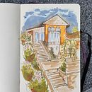 My project for course: Expressive Architectural Sketching with Colored Markers. Projekt z dziedziny Sketching,  R, sunek,  R, sunek architektoniczn, Sketchbook,  R i sunek atramentem użytkownika titti1984 - 18.10.2022