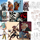 Mi proyecto "Tales of Felnys" para el curso de Creación de personajes para animación: formas, color y expresión. Un proyecto de Animación, Diseño de personajes, Animación de personajes y Dibujo de Federico Rojas - 18.10.2022