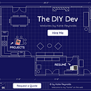 Portfolio Website: The DIY Dev. Un projet de Webdesign, Développement web , et Architecture de Katie - 11.10.2022