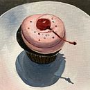 Cupcake Painting. Un projet de Peinture à l'huile de Jessica Brackett - 10.10.2022