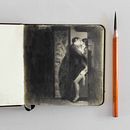 In the mood for Love study. Pencil Drawing, Portrait Drawing, Realistic Drawing, and Artistic Drawing project by Sim Sim - 10.19.2022