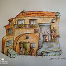 Il mio progetto del corso: Disegno architettonico espressivo con pennarelli colorati. Un projet de Esquisse , Dessin, Illustration architecturale, Carnet de croquis et Illustration à l'encre de elisaavezza - 19.10.2022