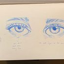 My project for course: Vibrant Portrait Drawing with Colored Pencils. Drawing, Portrait Drawing, Sketchbook, and Colored Pencil Drawing project by Monika T - 10.21.2022