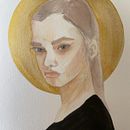 Il mio progetto del corso: Ritratto ad acquerello a partire da una fotografia. Een project van Traditionele illustratie, Aquarelschilderen y  Portrettekening van Assunta Maria - 22.10.2022