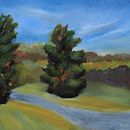 My project for course: Landscape Oil Painting with Plein-air Techniques. Un progetto di Belle arti, Pittura e Pittura ad olio di Moon Evans - 22.10.2022