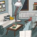 My project for course: Illustrated Stories with Procreate: Explore Brushes and Textures. Un progetto di Illustrazione tradizionale, Illustrazione digitale, Disegno digitale, Sketchbook e Narrativa di Andjela Stevanovic - 22.10.2022