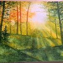 Meu projeto do curso: Paisagens de sonhos com aquarela: pintura com luz Ein Projekt aus dem Bereich Malerei, Aquarellmalerei und Traditionelle Illustration von Patrícia Gonsalves - 24.10.2022