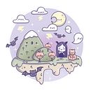 Mon projet du cours : Univers kawaii : créez des illustrations pleines de joie . % Julie tarafından hazırlanan Karakter Tasarımı, Dijital İllüstras, on, Ve Manga projesi - 10.24.2022