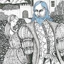 Mon projet du cours : Illustration de contes de fées à la plume et à l'encre Ein Projekt aus dem Bereich Zeichnung, Artistische Zeichnung und Illustration mit Tinte von Amena Nathan - 24.10.2022
