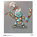 Ogro. Un proyecto de Ilustración tradicional, Diseño de personajes, Videojuegos y Diseño de videojuegos de Suzana Lopes de Azevedo - 24.10.2022