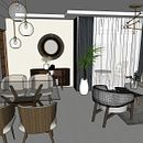 Mi proyecto del curso: Diseño de interiores de principio a fin. Een project van Interactief ontwerp, Interieurontwerp,  Interieur y Ruimtelijk ontwerp van Manuela De Paula - 11.10.2022